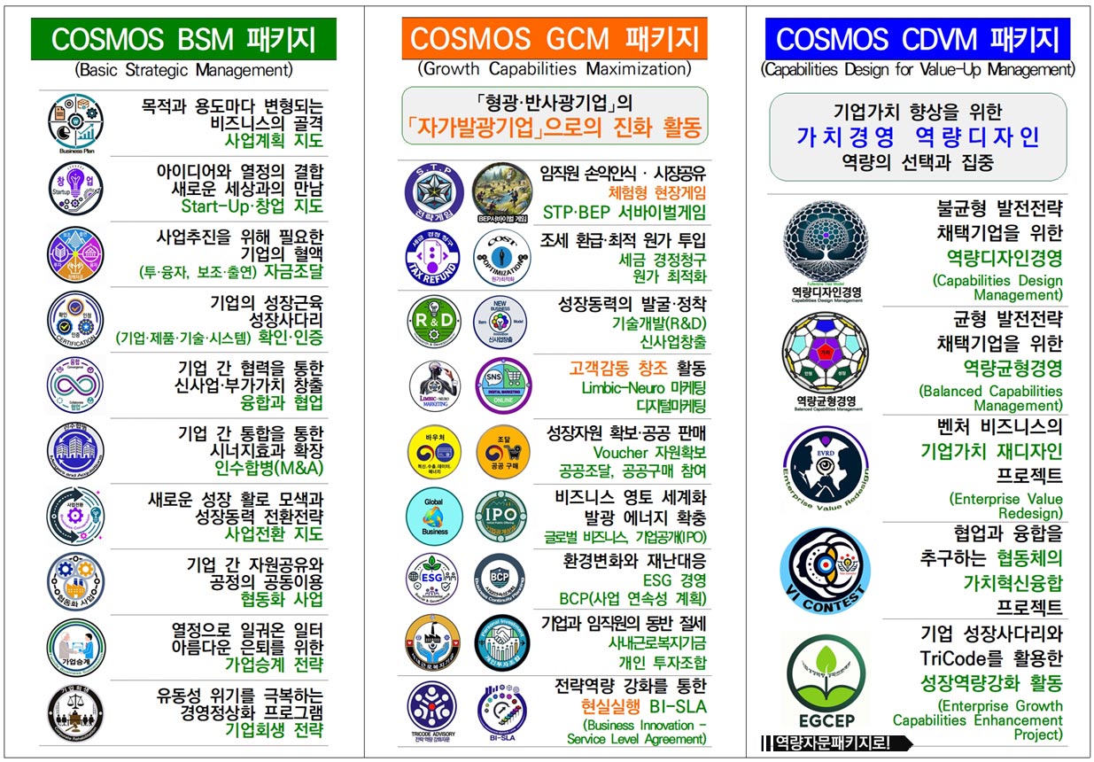 COSMOS 트라이앵글 팩키지